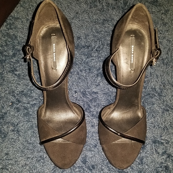 Zara Basics open toe heels **Never Worn** - Picture 4 of 4